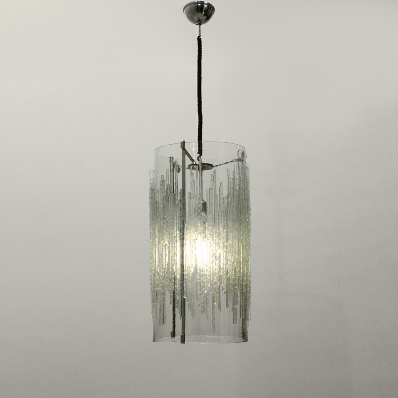 Murano glass pendant lamp by Albano Poli for Poliarte - 1970s