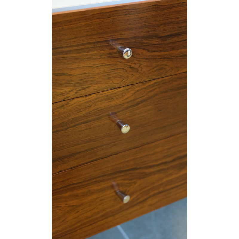 Vintage Rio rosewood wall unit by Fritz Peters, Germany 1966
