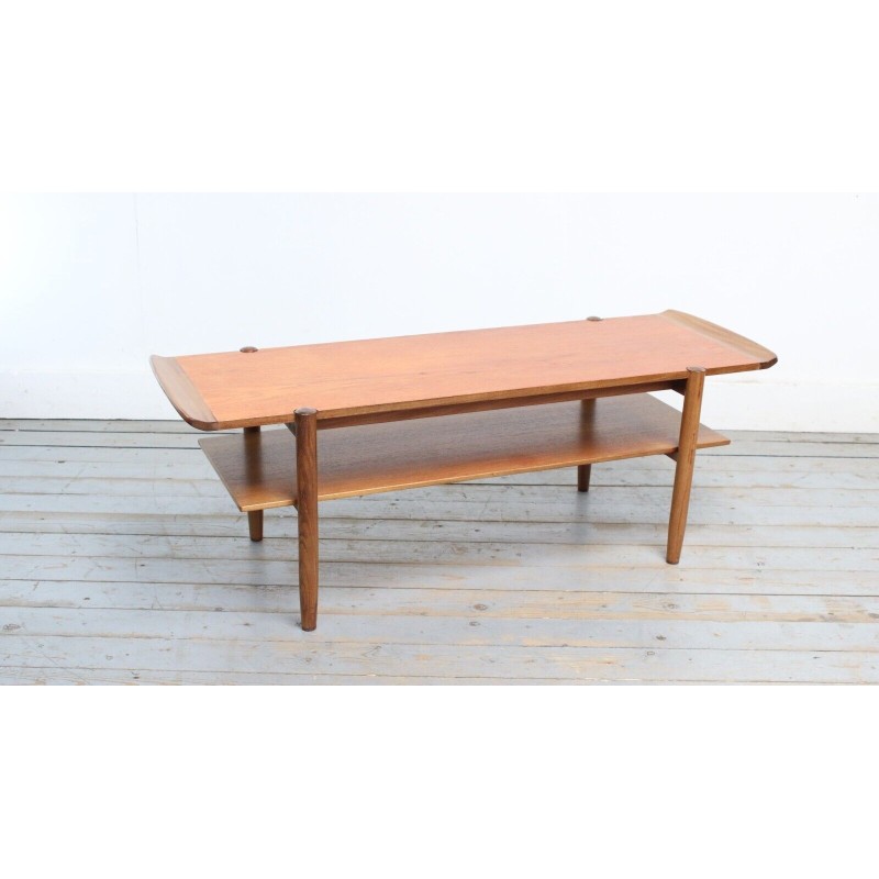 Vintage oak side table