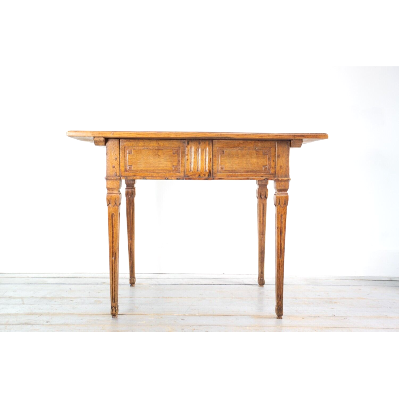 Vintage oak side table