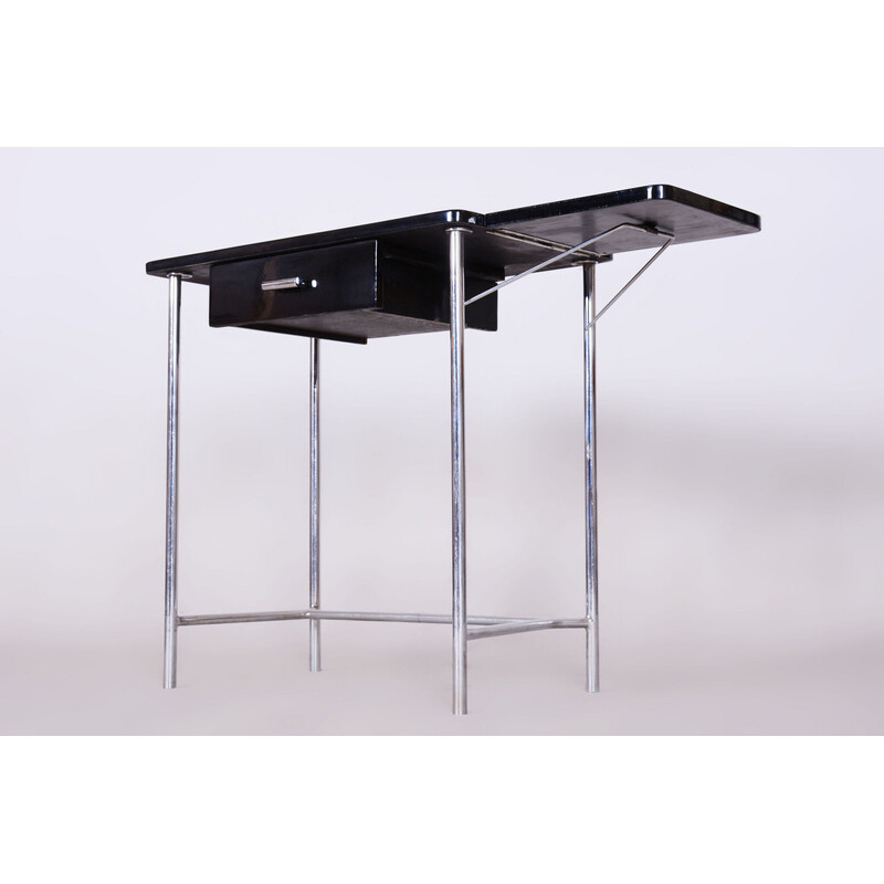 Vintage Bauhaus chrome dissociative table by Mücke-Melder, Czechoslovakia 1930