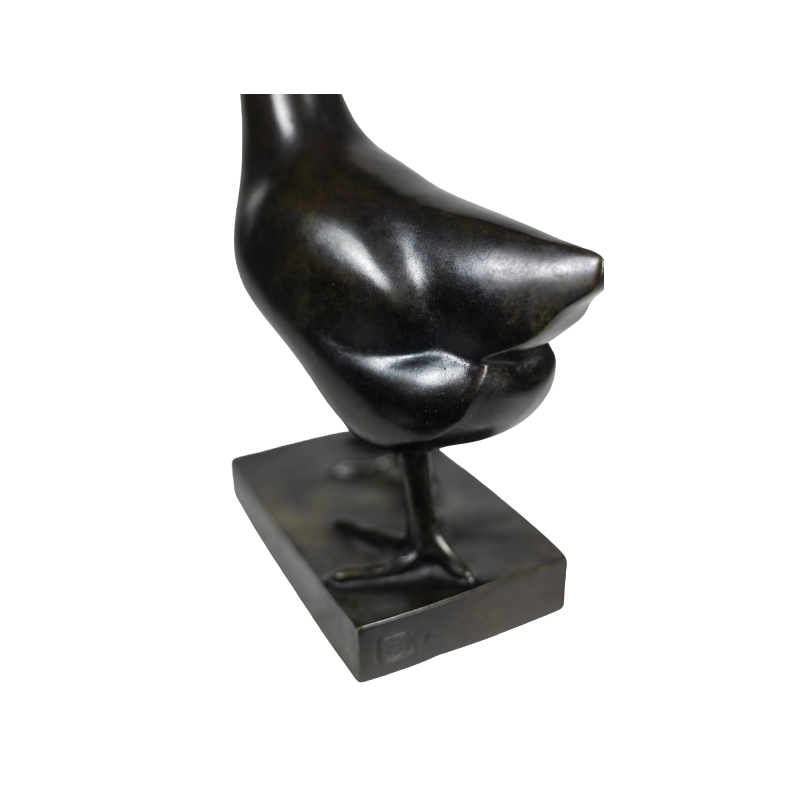 Sculpture vintage « Poule » en bronze par François Pompon pour Atelier Valsuani, 2006