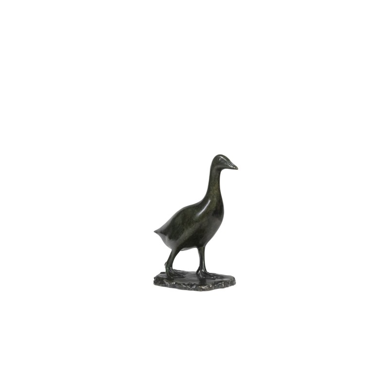 Vintage “Goose” bronze sculpture by François Pompon for Atelier Valsuani, 2006