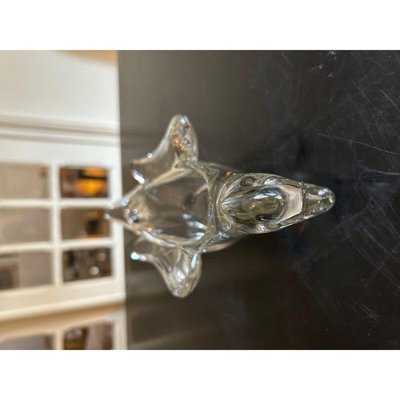 Vintage-Taschenleerer aus Kristall in Form eines Vogels