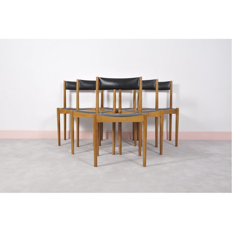 Set of 6 Slovenian dining chairs from Stol Kamnik - 1970s