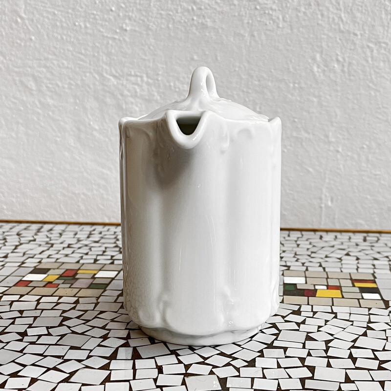 Vintage Monbijou porcelain teapot pitcher for Rosenthal, Germany 1970