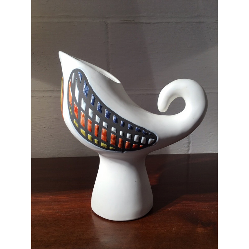 Vintage Bird vase by Roger Capron - 1960s