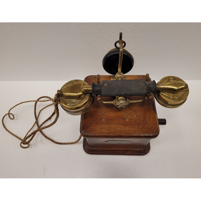 Vintage analog desk telephone "Marty", France 1925