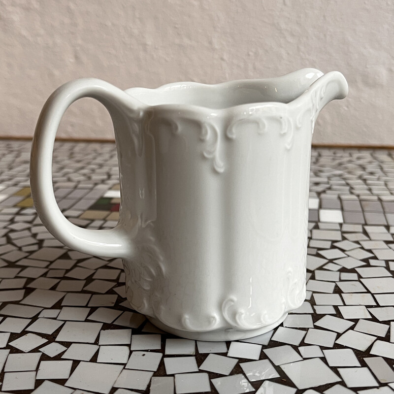 Vintage Monbijou porcelain milk jug for Rosenthal, Germany 1970