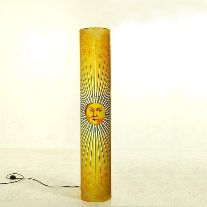 Vintage “Soleil” floor lamp in polypropylene by Piero Fornasetti for Antonangeli, 1990