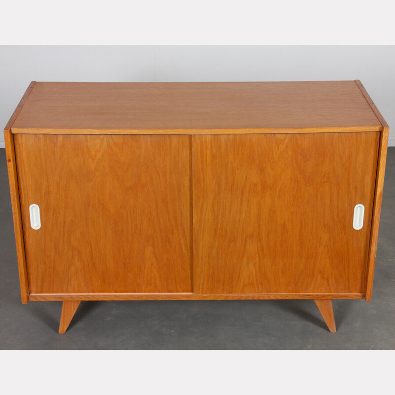 Vintage chest of drawers model U-452 in oak by Jiri Jiroutek for Interier Praha, Czechoslovakia 1960