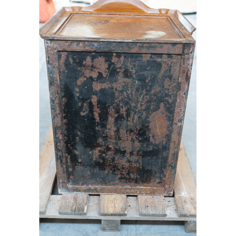 Vintage cast iron safe by Wertheim et C., 1890