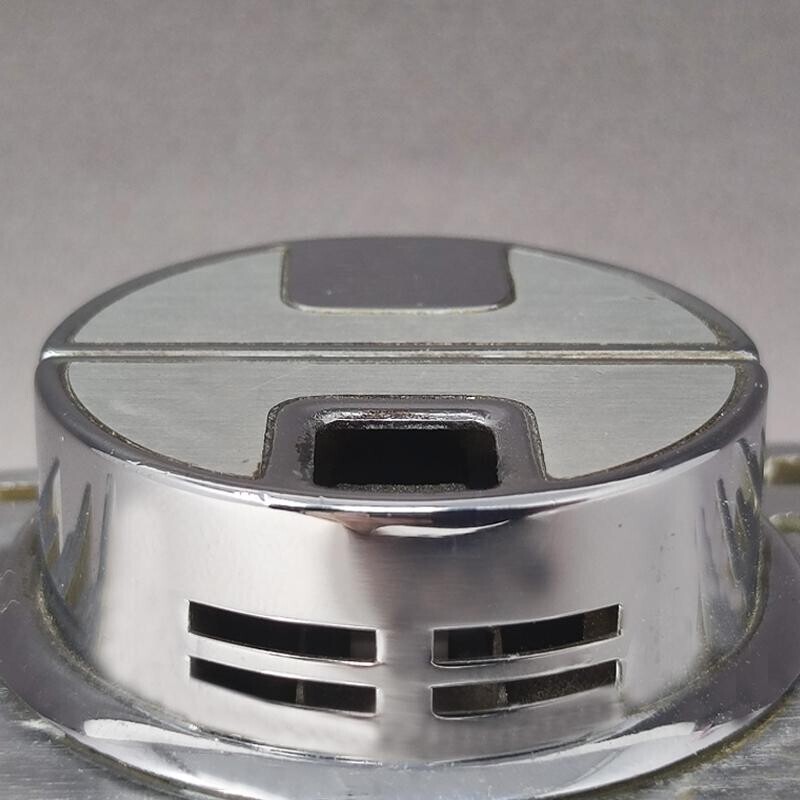 Encendedor de mesa vintage de aluminio de Sarome, Japón 1960