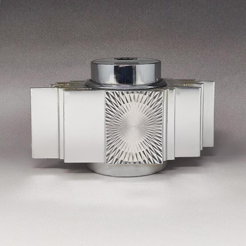 Briquet de table vintage en aluminium par Sarome, Japon 1960