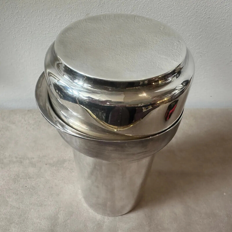 Vintage silver plated cocktail shaker by Lino Sabattini for Sabattini Argenteria, Italy 1980