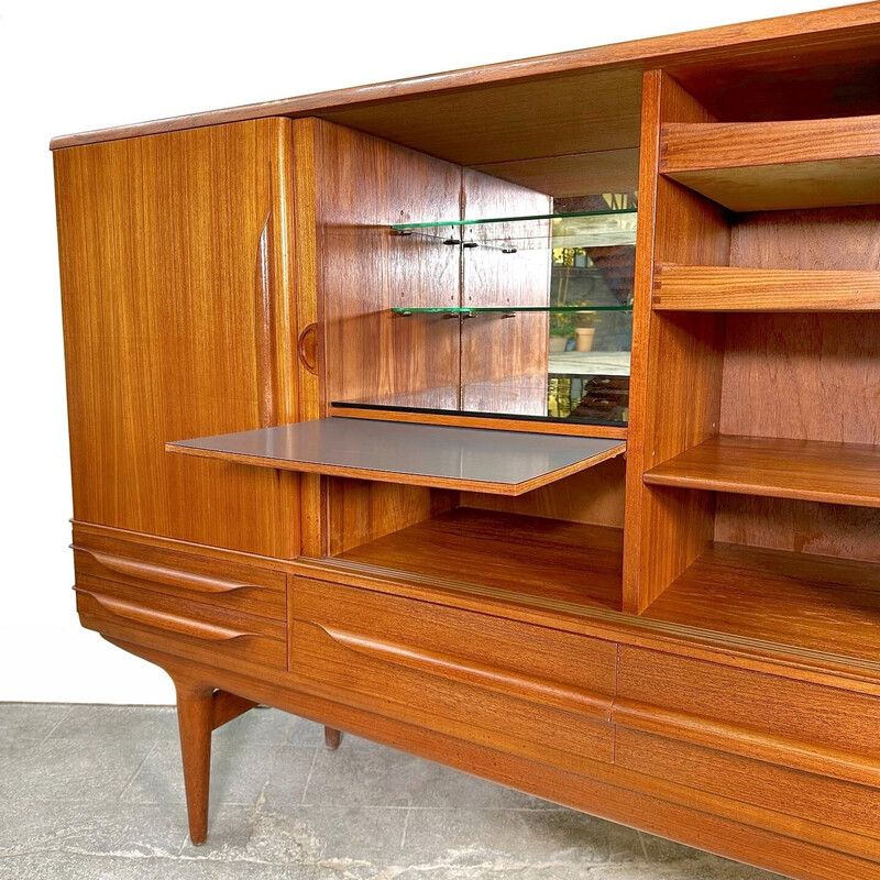 Vintage teak model UM 14 sideboard by Johannes Andersen for Uldum Mobelfabrik, Denmark 1960