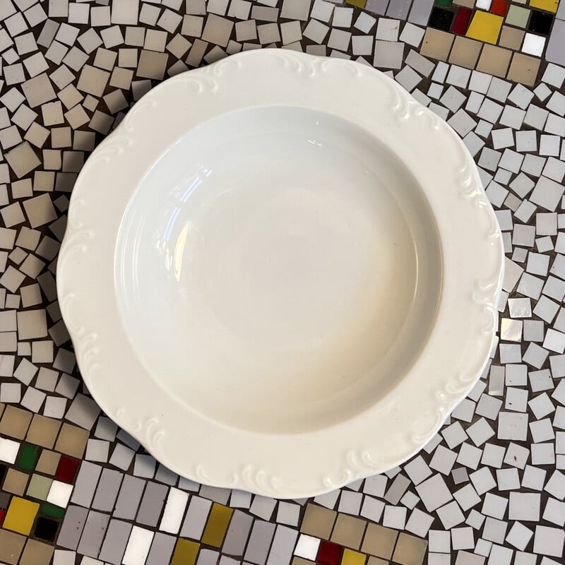 Vintage Monbijou porcelain soup plates for Rosenthal, Germany 1970