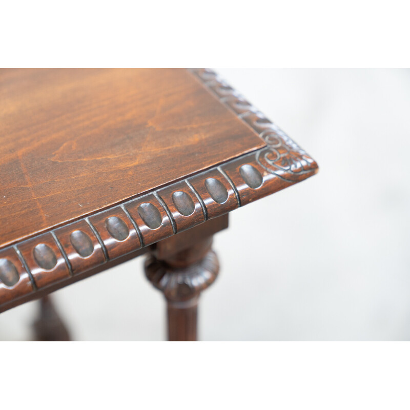 Vintage solid cherry desk, France 1919