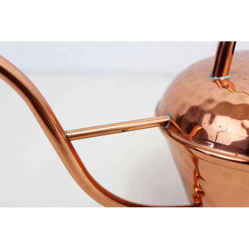 Vintage copper watering can by Lecellier Villedieu, 1960