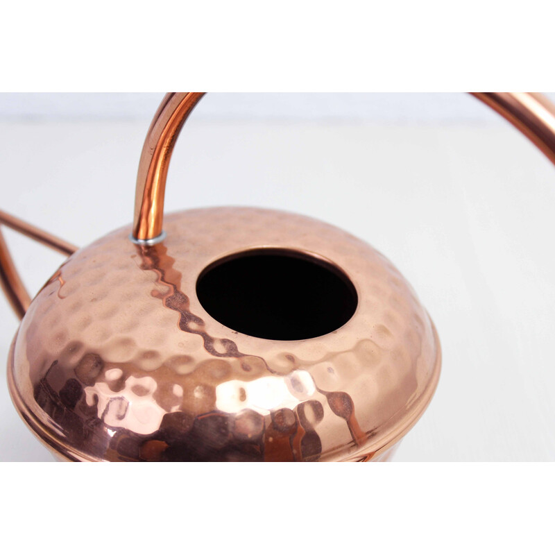 Vintage copper watering can by Lecellier Villedieu, 1960