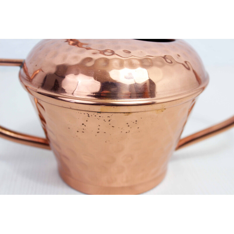 Vintage copper watering can by Lecellier Villedieu, 1960