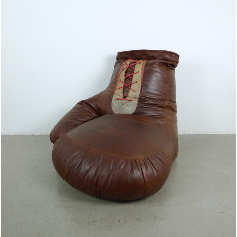 Boxing glove easy chair by Ueli Berger for de Sede - 1970s