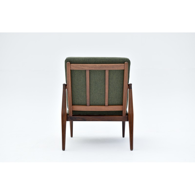 Vintage "Paperknife" chair in solid rosewood by Kai Kristiansen for Magnus Olesen, Denmark 1960