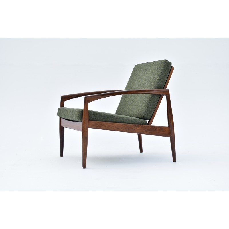 Vintage "Paperknife" chair in solid rosewood by Kai Kristiansen for Magnus Olesen, Denmark 1960