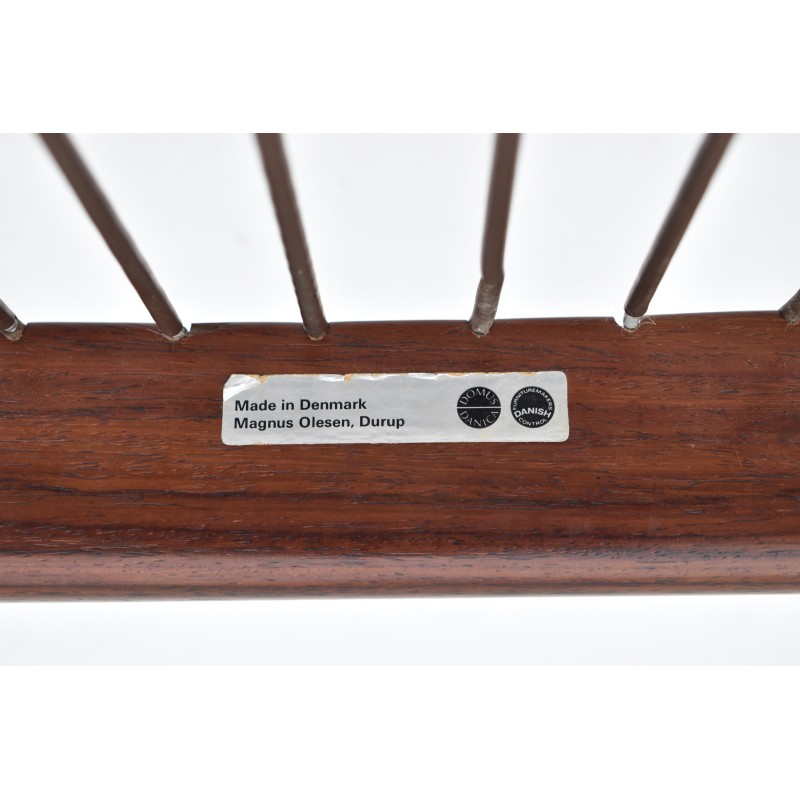 Chaise vintage "Paperknife" modèle 121 en palissandre par Kai Kristiansen pour Magnus Olesen, Danemark