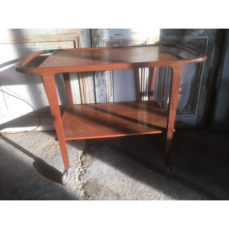 Vintage teak serving trolley, 1960