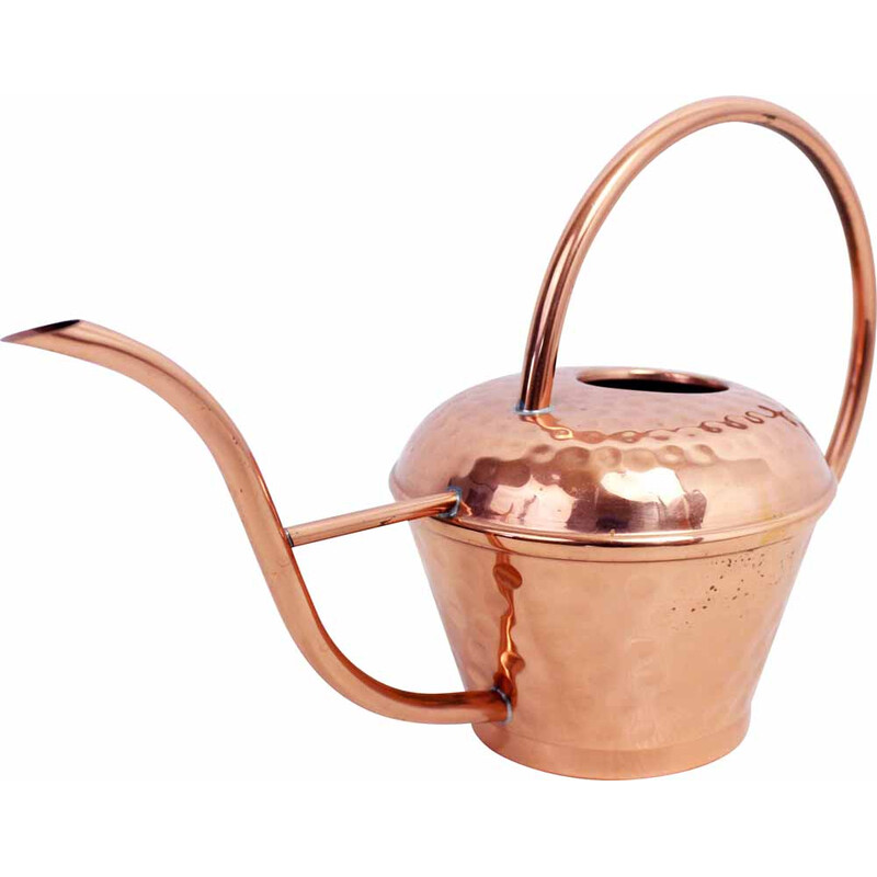 Vintage copper watering can by Lecellier Villedieu, 1960