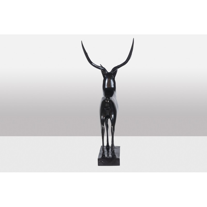 Vintage sculpture “Grand Deer” by François Pompon for Atelier Valsuani, 2006