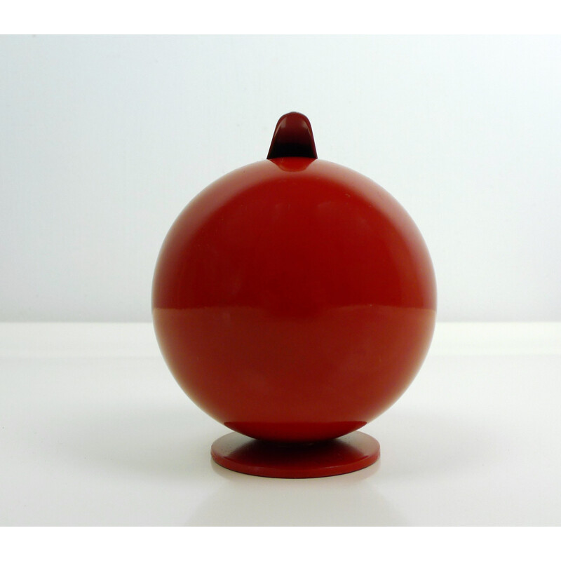 Red Smokny ashtray produced by F. W. Quist - 1970s