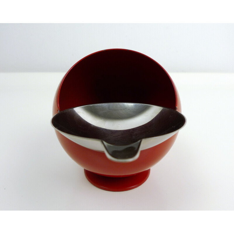 Red Smokny ashtray produced by F. W. Quist - 1970s