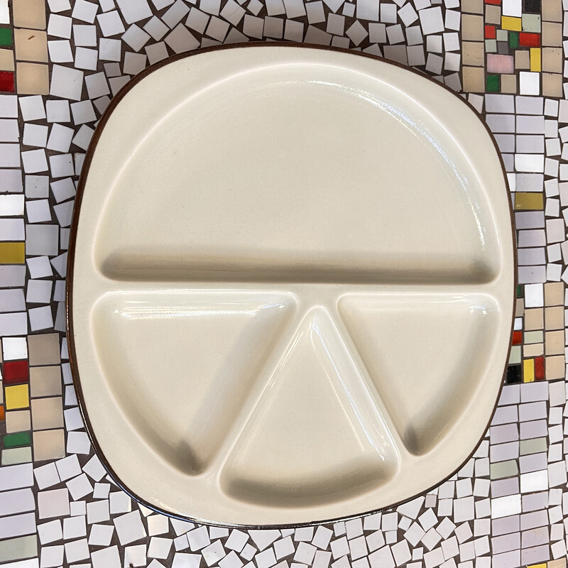 Assiette vintage Terra Campagna par W. Karnagel pour Rosenthal Studio-line, Allemagne 1970