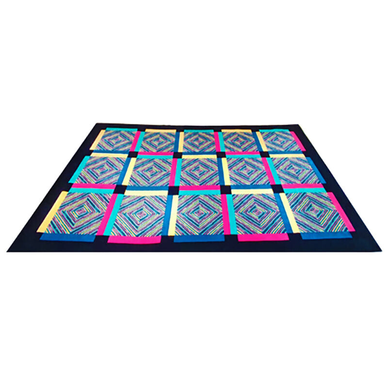 Vintage wool rug by Ottavio Missoni, Italy 1990