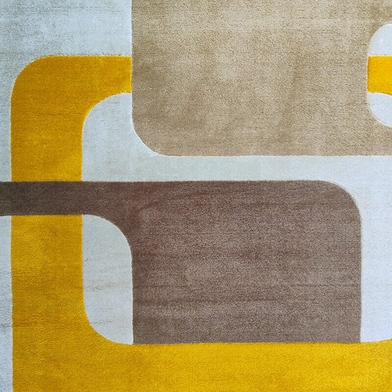 Vintage Twist-Teppich aus reiner Wolle für Paracchi, Italien 1970