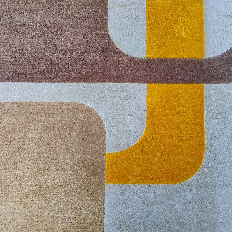 Vintage Twist rug in pure wool for Paracchi, Italy 1970