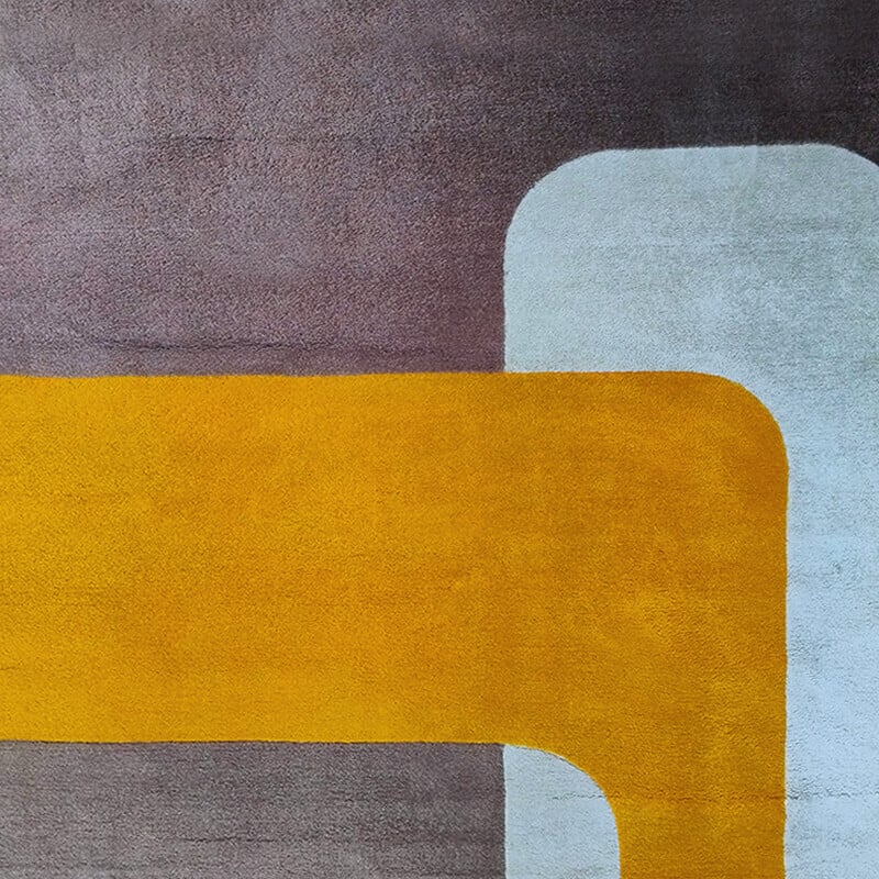 Vintage Twist rug in pure wool for Paracchi, Italy 1970