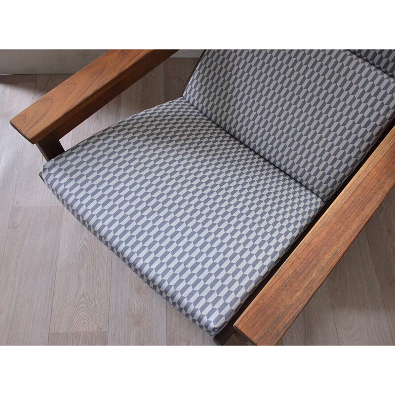 Grey "Lotus" armchair by Rob Parry - 1960s