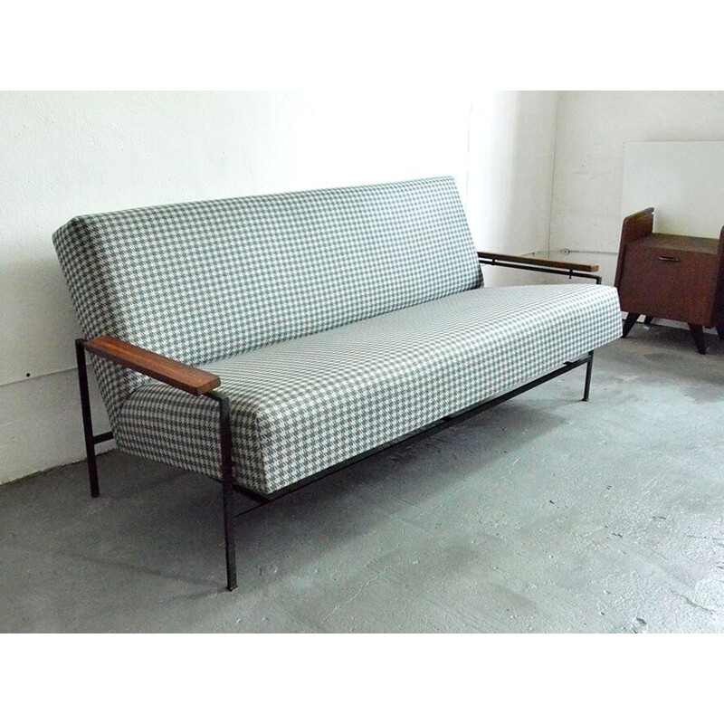 Light grey lotus sofa by Rob Parry - 1960s