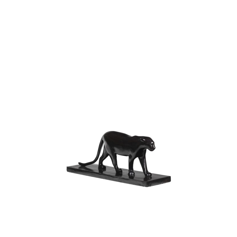 Vintage "Black Panther" sculptuur in brons en gietijzer van François Pompon voor Atelier Valsuani, 2006