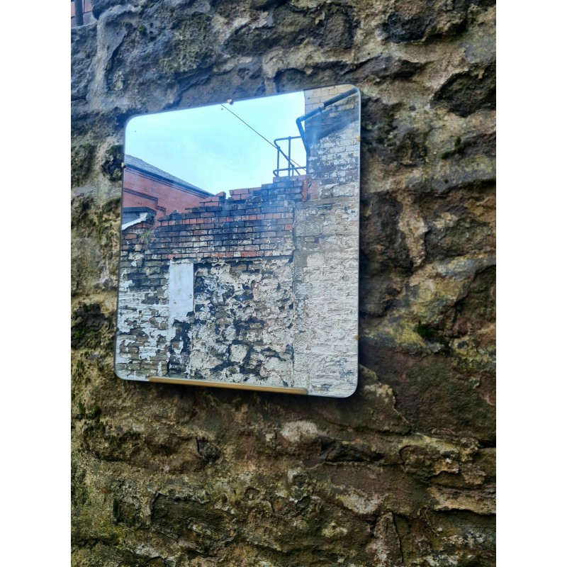 Espejo de pared de cristal vintage para G-Plan Furniture