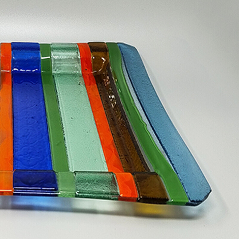 Vintage Murano glass tray by Dogi, Italy 1960