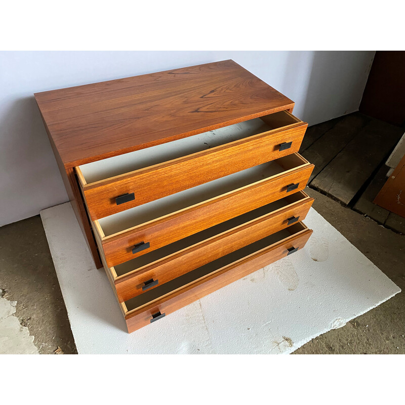 Vintage teak chest of drawers, 1960