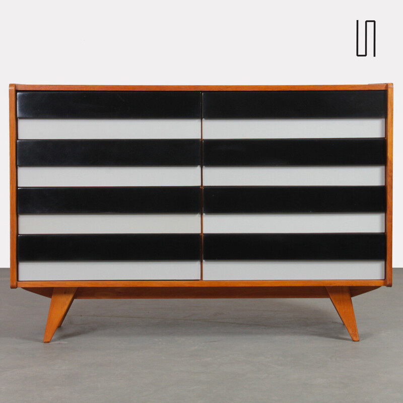 Vintage chest of drawers model U-453 by Jiri Jiroutek for Interier Praha, Czechoslovakia 1960