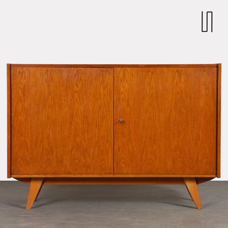 Vintage chest of drawers model U-450 by Jiroutek for Interier Praha, Czechoslovakia 1960