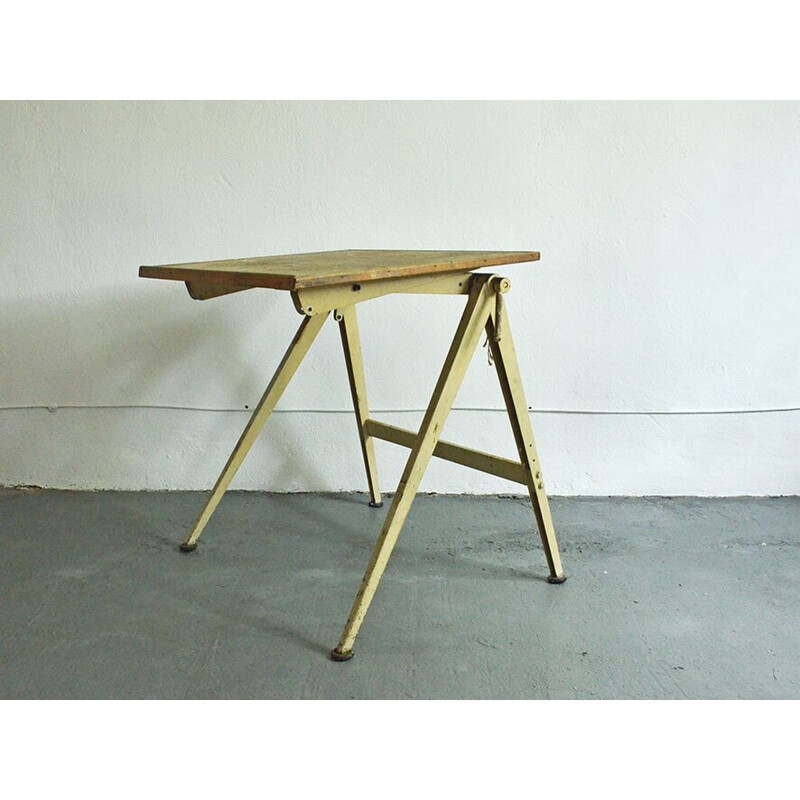 Mid-century industrial drafting table - 1950s