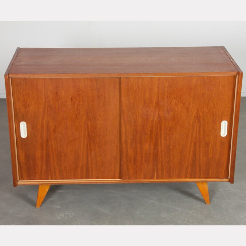 Vintage chest of drawers model U-452 in oak by Jiroutek for Interier Praha, Czechoslovakia 1960