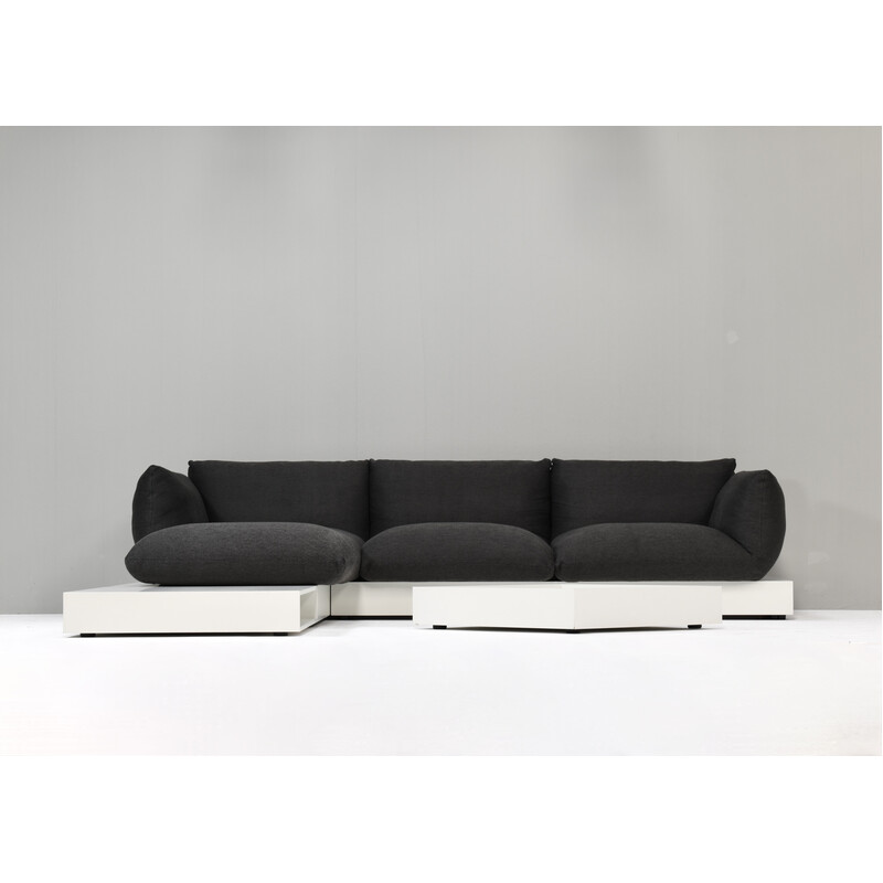Vintage Jalis wooden 3-seater sofa by Markus Jehs and Jürgen Laub for Cor, Germany